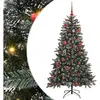 vidaXL Sapin de Noël artificiel avec 150 LED Vert 83,5 x 83,5 x 150 cm