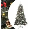 vidaXL Sapin de Noël artificiel avec 300 LED Vert 99 x 99 x 180 cm