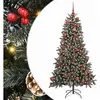 vidaXL Sapin de Noël artificiel avec 300 LED Vert 99 x 99 x 180 cm