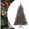 vidaXL Sapin de Noël artificiel avec 150 LED Vert 68 x 68 x 120 cm