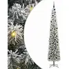 vidaXL Sapin de Noël artificiel Vert 300 cm PVC et acier et plastique