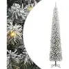 vidaXL Vidaxl Sapin De Noël Artificiel Vert Et Blanc 300 Cm Pvc