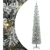 vidaXL Vidaxl Sapin De Noël Artificiel Vert Et Blanc 300 Cm Pvc