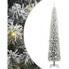 vidaXL Vidaxl Sapin De Noël Artificiel Vert Et Blanc 270 Cm Pvc