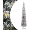 vidaXL Vidaxl Sapin De Noël Artificiel Vert Et Blanc 270 Cm Pvc
