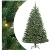 vidaXL Sapin de Noël Artificiel à Branches Articulées Vert 240 cm