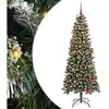 vidaXL Sapin de Noël artificiel avec 300 LED Vert 76 x 76 x 150 cm