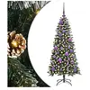 vidaXL Sapin de Noël artificiel avec 150 LED Vert 50 x 50 x 120 cm