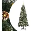 vidaXL Sapin de Noël artificiel avec 150 LED Vert 66 x 66 x 150 cm