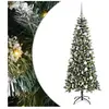 vidaXL Sapin de Noël artificiel Vert 180 cm PVC, plastique et acier