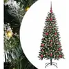 vidaXL Sapin de Noël artificiel avec 150 LED Vert 50 x 50 x 120 cm