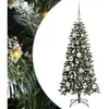 vidaXL Sapin de Noël artificiel avec 150 LED Vert 50 x 50 x 120 cm