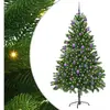 vidaXL Sapin de Noël avec 300 LED avec support Vert 180 cm PE