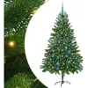 vidaXL Sapin de Noël avec 300 LED avec support Vert 180 cm PE