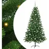 vidaXL Sapin de Noël avec 150 LED avec support Vert 150 cm PE