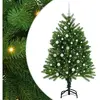 vidaXL Sapin de Noël avec 150 LED avec support Vert 120 cm PE