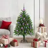 vidaXL Sapin de Noël avec 150 LED avec support Vert 120 cm PE