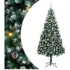 vidaXL Sapin de Noël artificiel Vert 240 cm PVC, Acier et Plastique