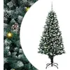 vidaXL Sapin de Noël artificiel Vert 150 cm PVC, Acier et Plastique