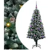 vidaXL Sapin de Noël artificiel Vert 150 cm PVC, Acier et Plastique