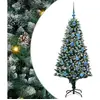vidaXL Sapin de Noël artificiel Vert 150 cm PVC, Acier et Plastique