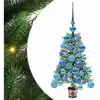 vidaXL Sapin de Noël avec 150 LED avec support Vert 65 cm PE