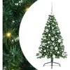vidaXL Sapin de Noël artificiel pré-éclairé Vert 120 cm PVC