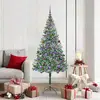 vidaXL Sapin de Noël artificiel avec 300 LED Vert 180 cm PVC et Acier