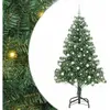 vidaXL Sapin de Noël avec 300 LED avec support Vert 180 cm PVC