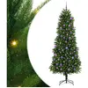 vidaXL Sapin de Noël avec 300 LED avec support Vert 240 cm PE