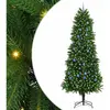 vidaXL Sapin de Noël avec 300 LED avec support Vert 240 cm PE