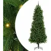 vidaXL Sapin de Noël avec 300 LED avec support Vert 240 cm PE