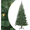 vidaXL Sapin de Noël avec 300 LED avec support Vert 240 cm PVC