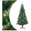 vidaXL Sapin de Noël artificiel Vert 240 cm PVC