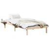 vidaXL Cadre de lit avec tables de chevet Marron 80 x 200 cm Marron