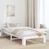 vidaXL Vidaxl Cadre De Lit En Bois De Pin Blanc Bois 80 X 200 Cm