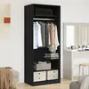vidaXL Armoire Chêne artisanal 80 x 50 x 200 cm Bois d'ingénierie