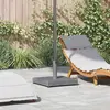 vidaXL Socles de parasol d'extérieur Bois foncé 45 x 45 x 31.5 cm