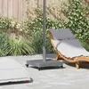 vidaXL Socles de parasol d'extérieur Bois foncé 45 x 45 x 32 cm
