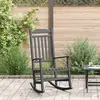 vidaXL Chaise à bascule Noir 84 x 65 x 114 cm Résine