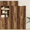 vidaXL Armoire de rangement 3 pcs Bois ancien
