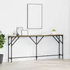 vidaXL Table console chêne artisanal 180 x 23 x 75 cm