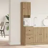 vidaXL Buffet de cuisine avec tiroir Chêne artisanal 32 x 50 x 180 cm