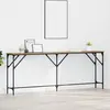 vidaXL Table console chêne artisanal 200 x 29 x 75 cm