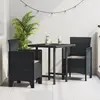 vidaXL Chaise de jardin 2 pcs Anthracite 53 x 49 x 85 cm Polypropylène