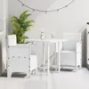 vidaXL Chaise de jardin 2 pcs Blanc 53 x 49 x 85 cm Polypropylène