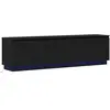 vidaXL Meuble TV Chêne noir 180 x 38 x 49 cm Bois d'ingénierie