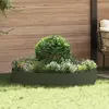 vidaXL Vidaxl Jardinières Vert Olive Métal Grand Jardinières Ronde