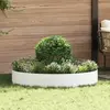 vidaXL Anneau de jardinière 5 pcs Blanc 120 x 120 x 20 cm