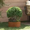 vidaXL vidaXL Pot en acier corten Acier corten Grand Durable Rond